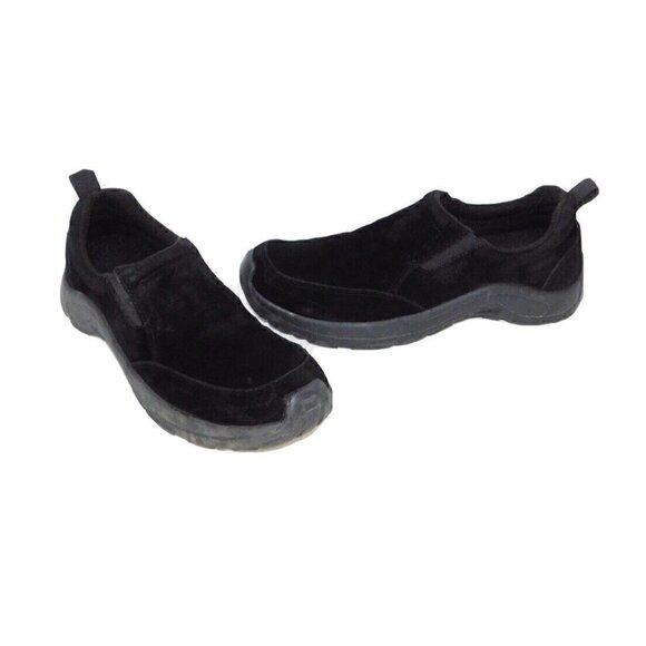 CABELAS black textile loafers, shoes woman's size 9.5 M - Picture 1 of 8